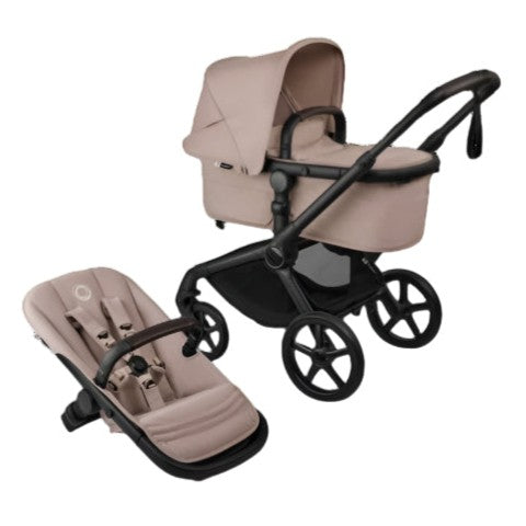 Bugaboo Fox 5 Renew Complete Black/Desert Taupe Melange-Desert Taupe Melange