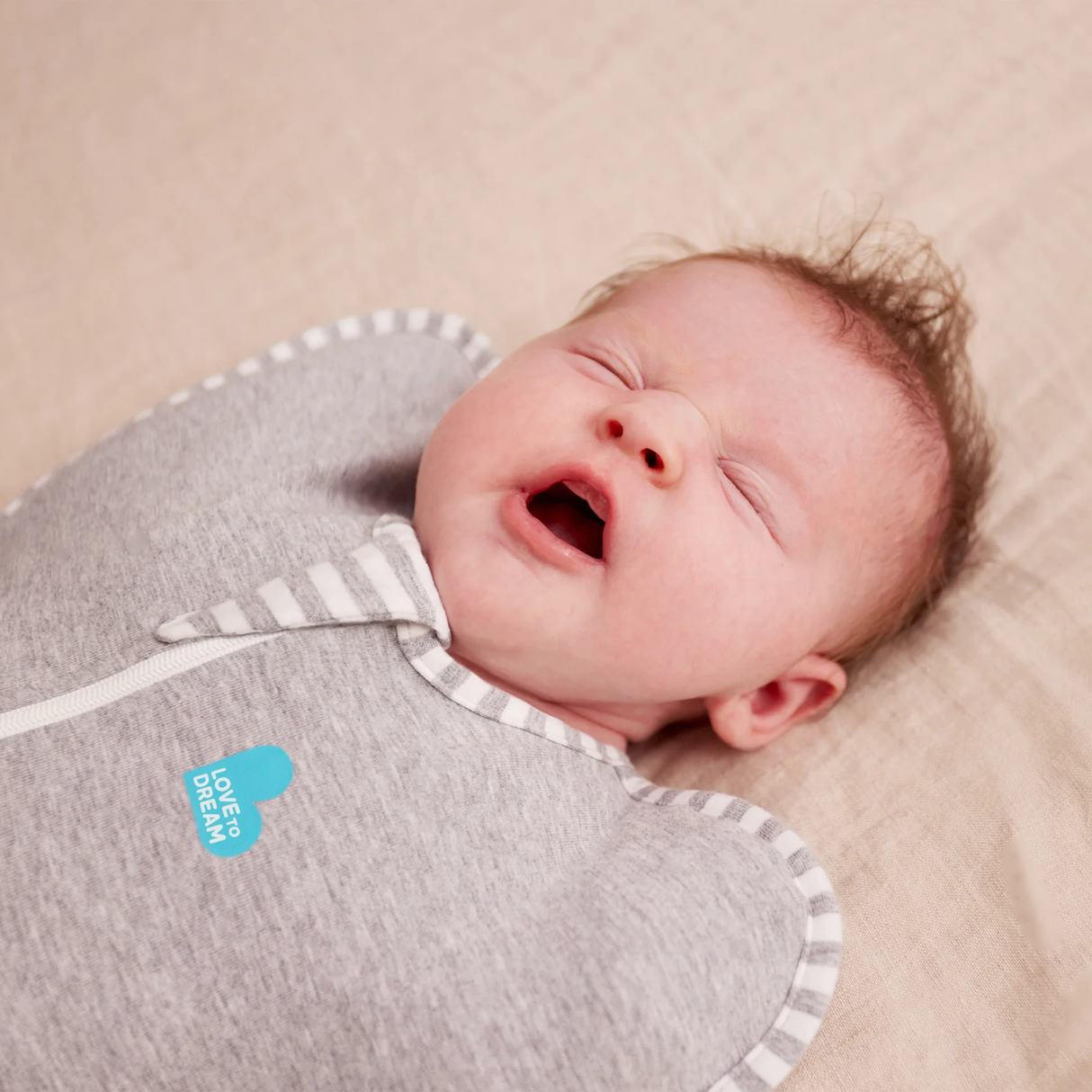 Love To Dream Swaddle Up Medium (13-19lbs) 1.0TOG Grey cotton