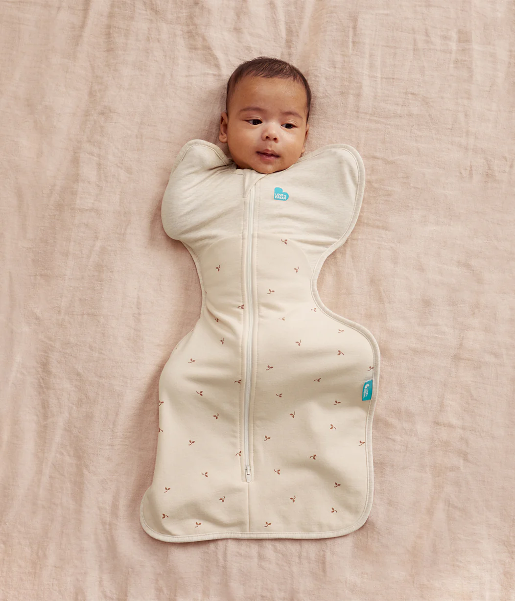 Love To Dream Swaddle Up Small (8-13lbs) 1.5TOG Oatmeal Twigs