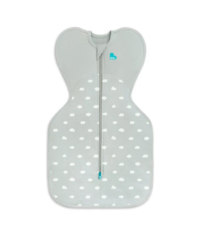 Love To Dream Swaddle Up Medium (13-19lbs) 1.5TOG Light Olive Mini Cloud