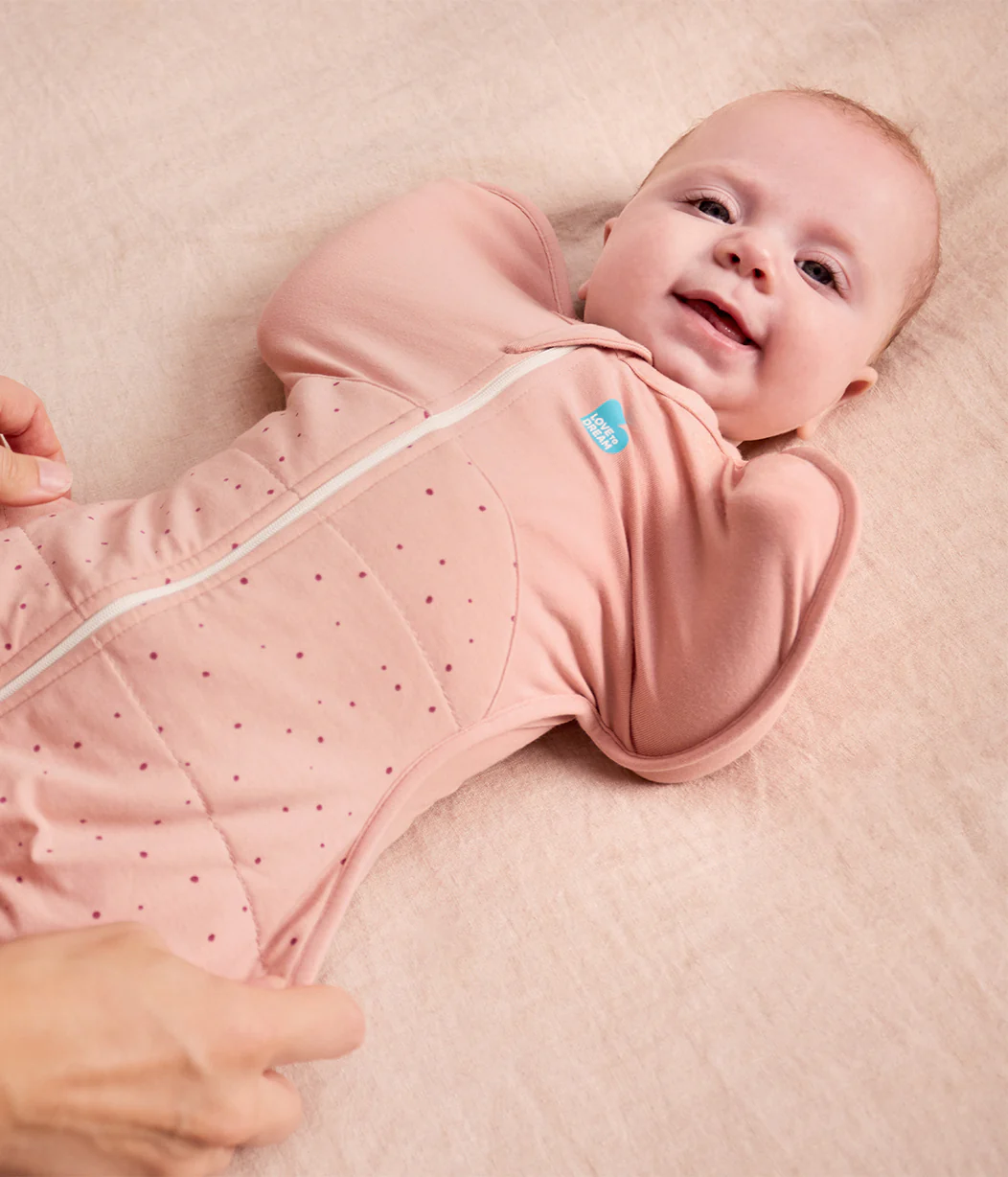 Love To Dream Swaddle Up Small (8-13lbs) 2.5TOG Dusty Pink
