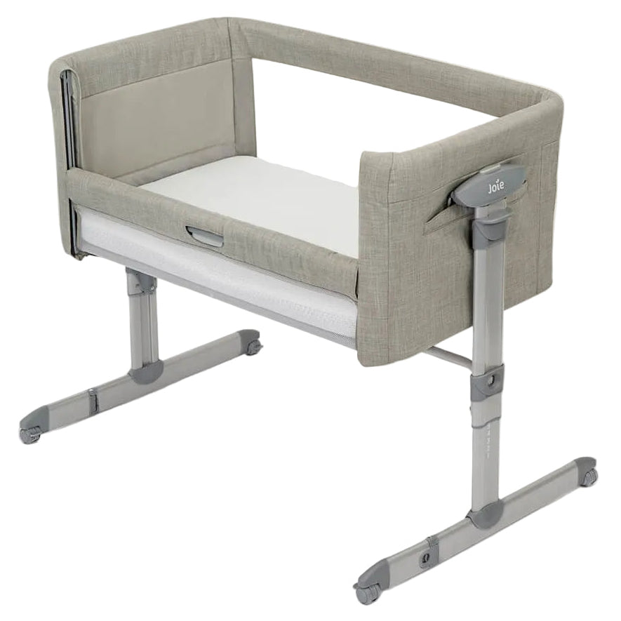 Joie Roomie Glide Co-Sleeper Bedside Crib - Almond