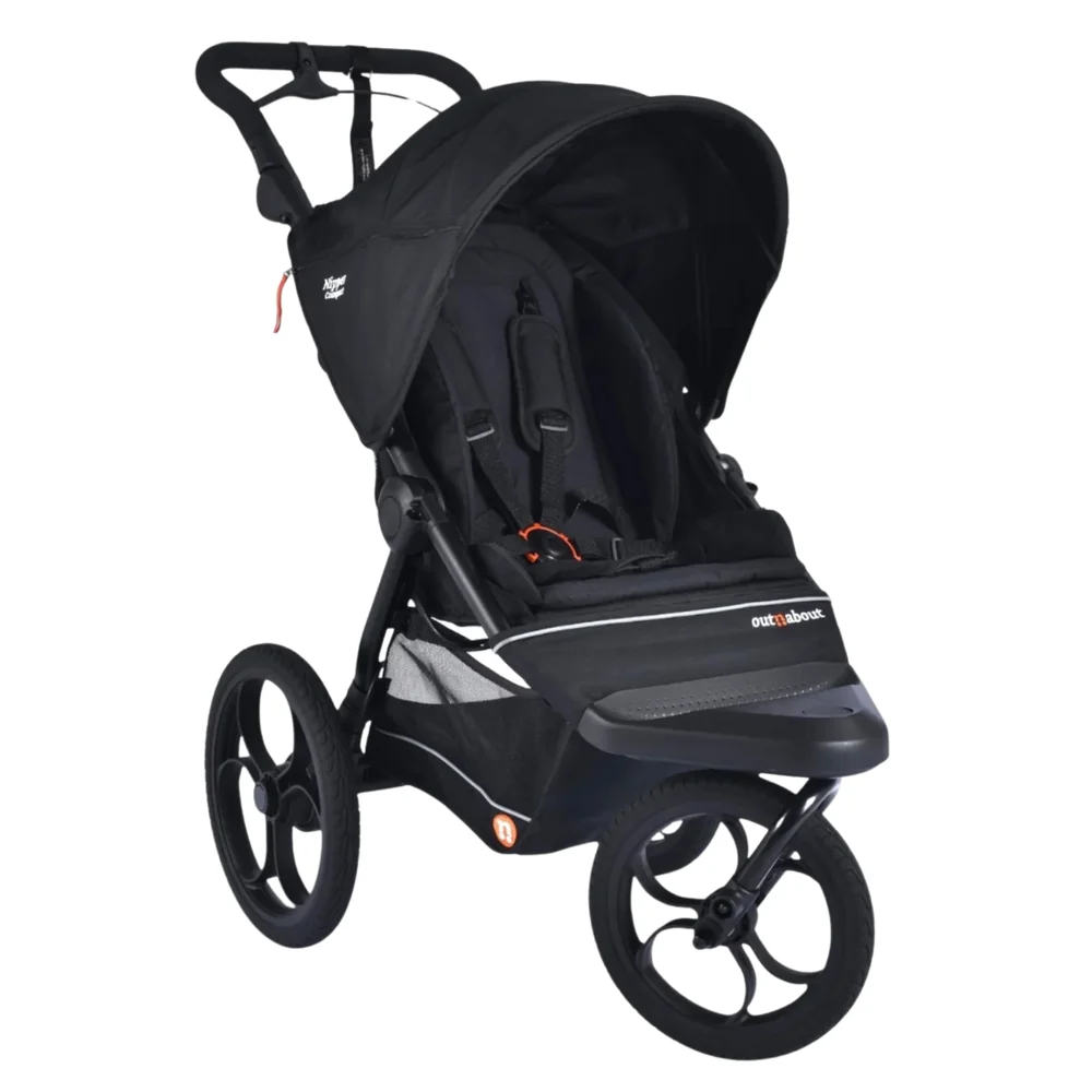 Out 'n' About Nipper Compact All-Terrain Travel Pushchair - Black