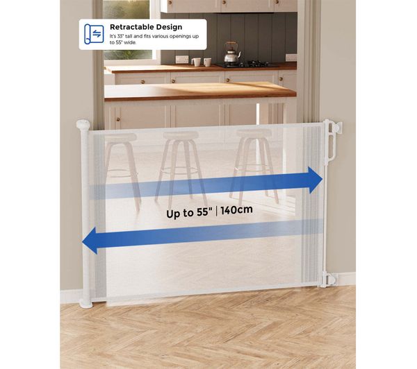 Momcozy Baby Gate - White