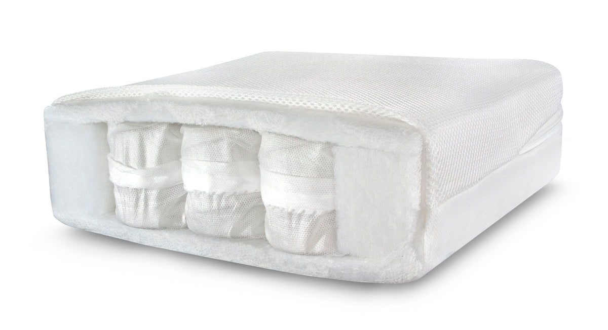 Giggle Baby Airfresh Pocket Sprung Cotbed Mattress 140cm x 70cm