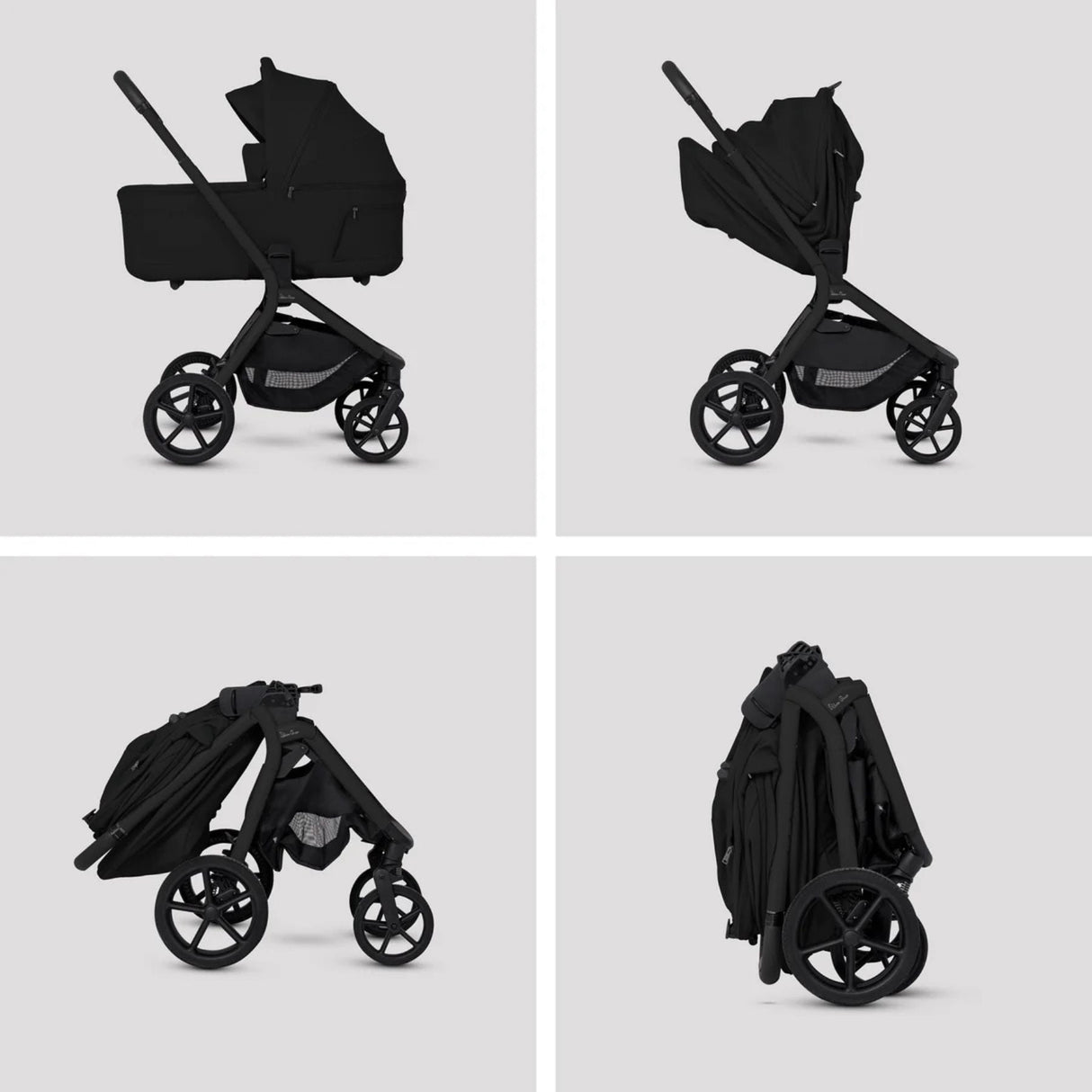 Silver Cross Breez Ultimate 360 Travel System Bundle, Onyx
