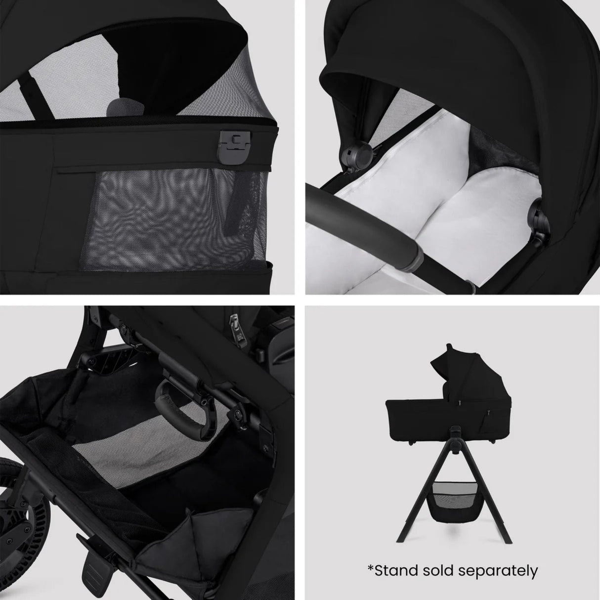 Silver Cross Breez Ultimate 360 Travel System Bundle, Onyx