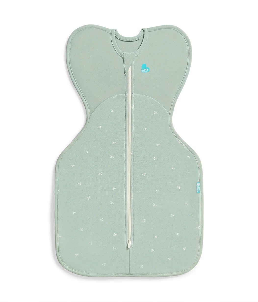 Love To Dream Swaddle Up Small (8-13lbs) 1.5TOG Fleece Twigs Olive
