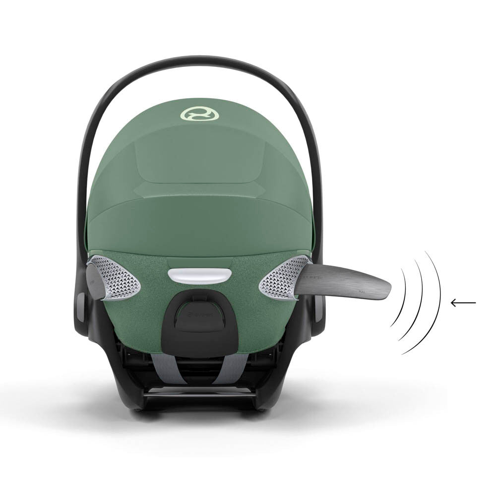 Cybex Cloud T i-Size Baby Car Seat, Leaf Green (Plus)