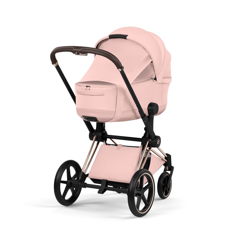 Cybex Priam Style Foldable Carry Cot Peach Pink/light pink