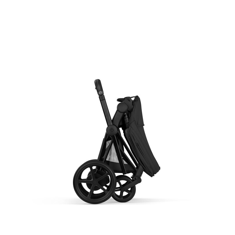 Cybex ePriam Comfort Matt Black incl. Foldable Carry Cot Sepia Black/black