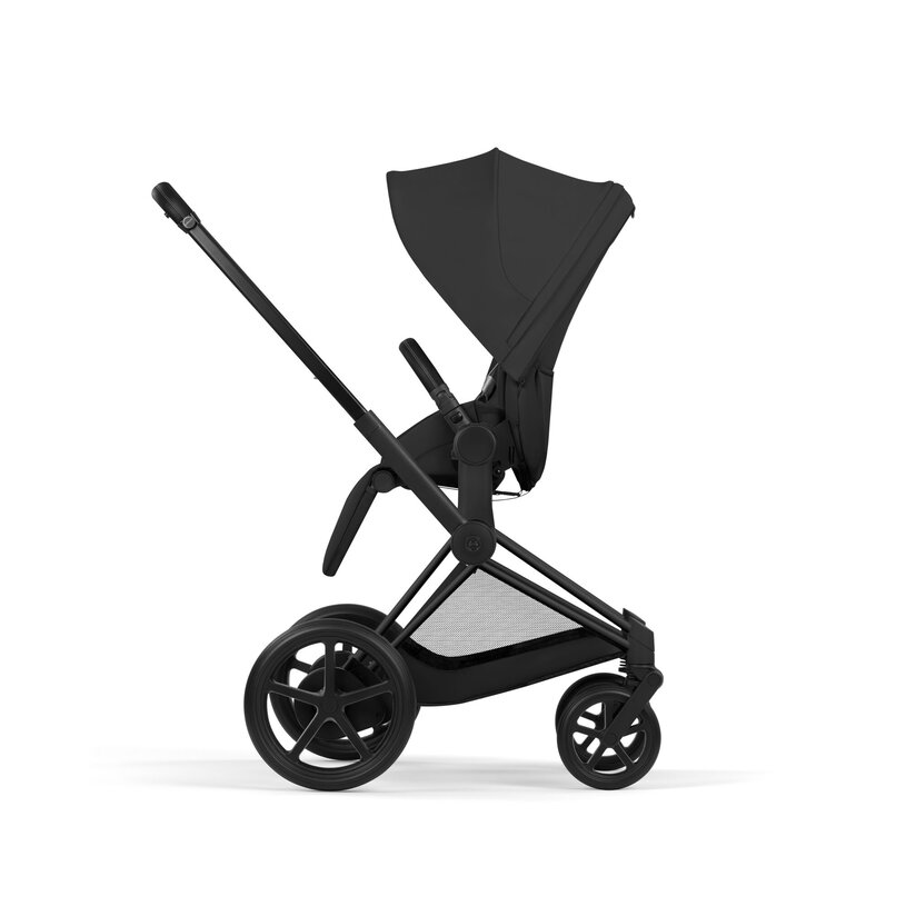 Cybex ePriam Comfort Matt Black incl. Foldable Carry Cot Sepia Black/black