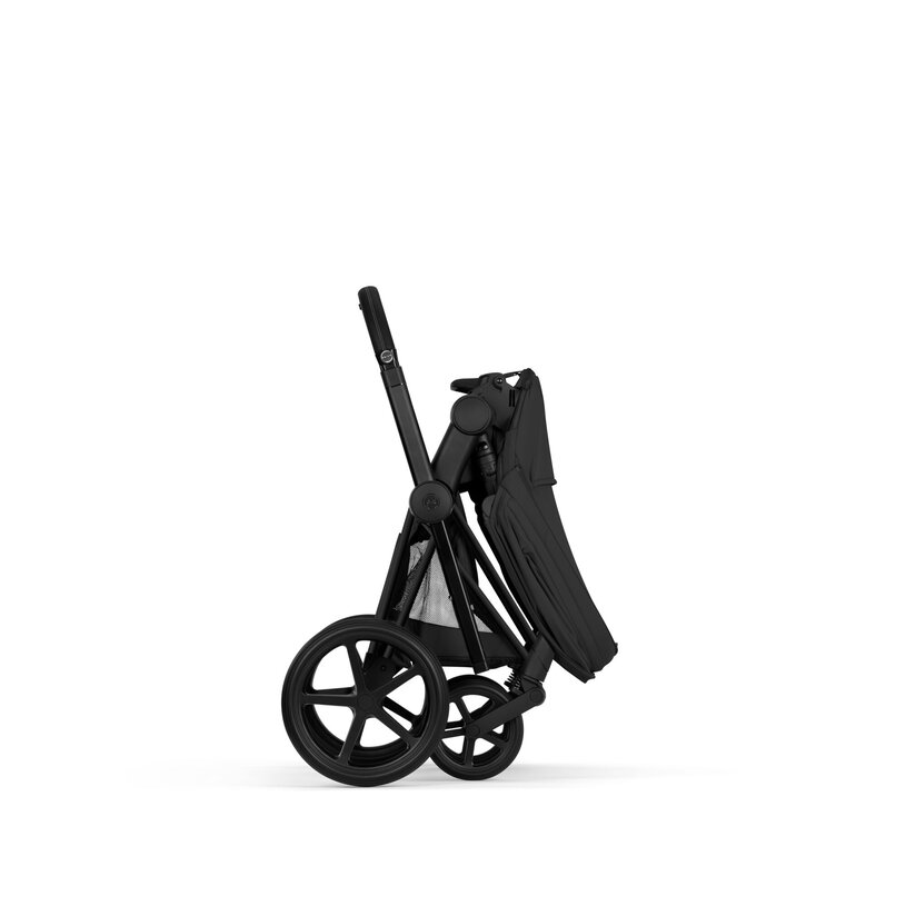Cybex Priam Comfort Matt Black incl. Foldable Carry Cot Sepia Black/black
