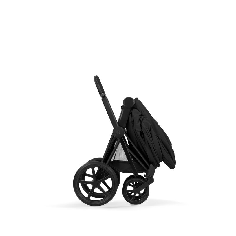 Cybex Priam Comfort Matt Black incl. Foldable Carry Cot Sepia Black/black