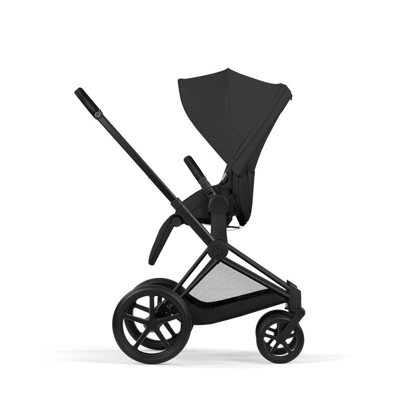 Cybex Priam Comfort Matt Black incl. Foldable Carry Cot Sepia Black/black