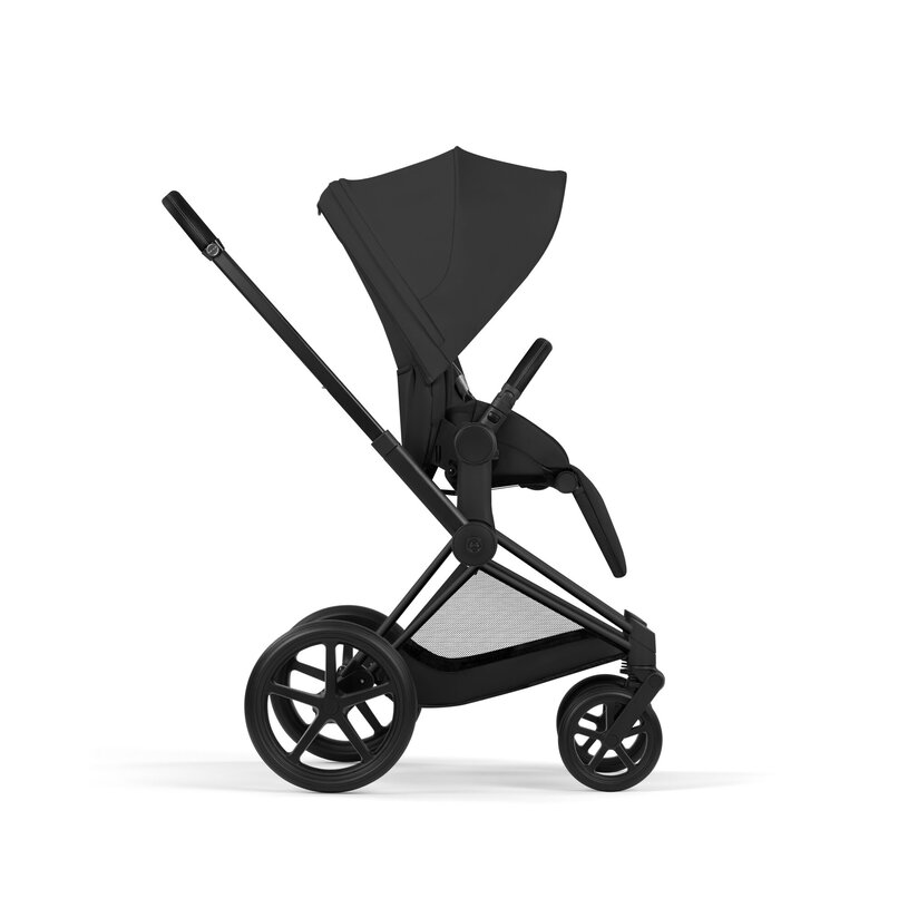 Cybex Priam Comfort Matt Black incl. Foldable Carry Cot Sepia Black/black