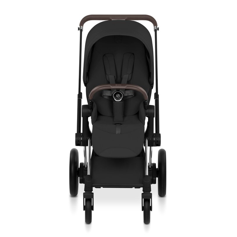 Cybex ePriam Style Frame incl. Seat Hardpart Chrome Brown/chrome