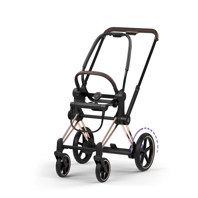 Cybex ePriam Style Frame incl. Seat Hardpart Rosegold/rosegold