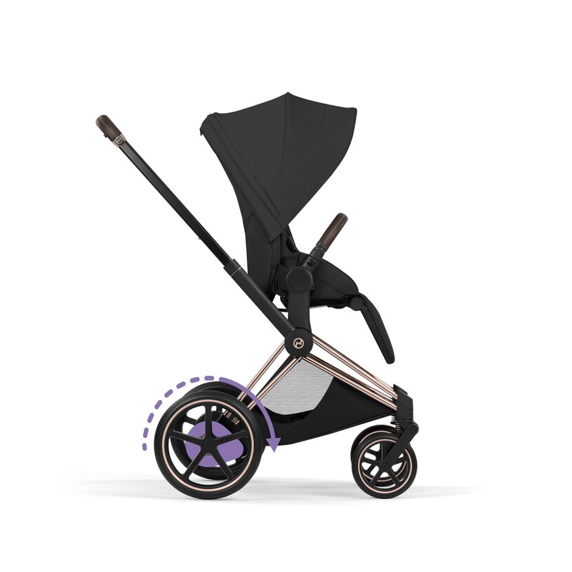 Cybex ePriam Style Frame incl. Seat Hardpart Rosegold/rosegold