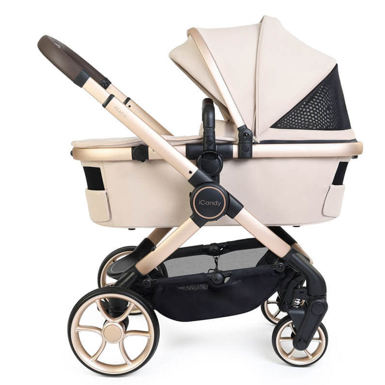 iCandy Peach 8 Complete Pushchair & Carrycot Bundle - Biscotti Edition