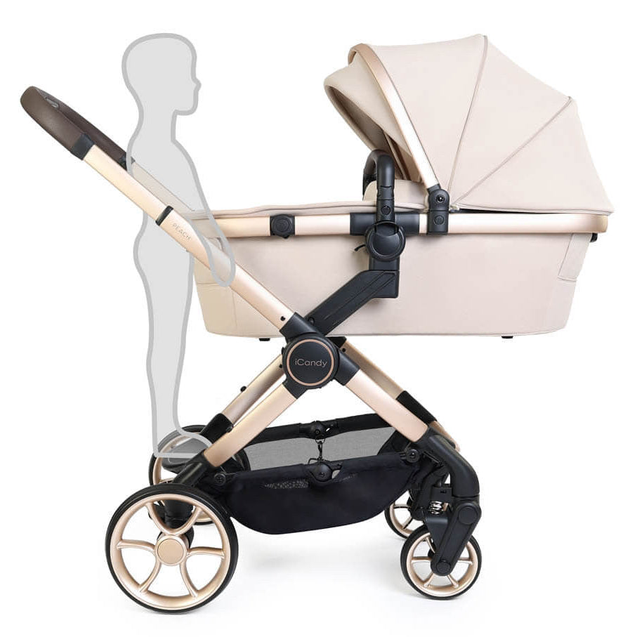 iCandy Peach 8 Complete Pushchair & Carrycot Bundle - Biscotti Edition