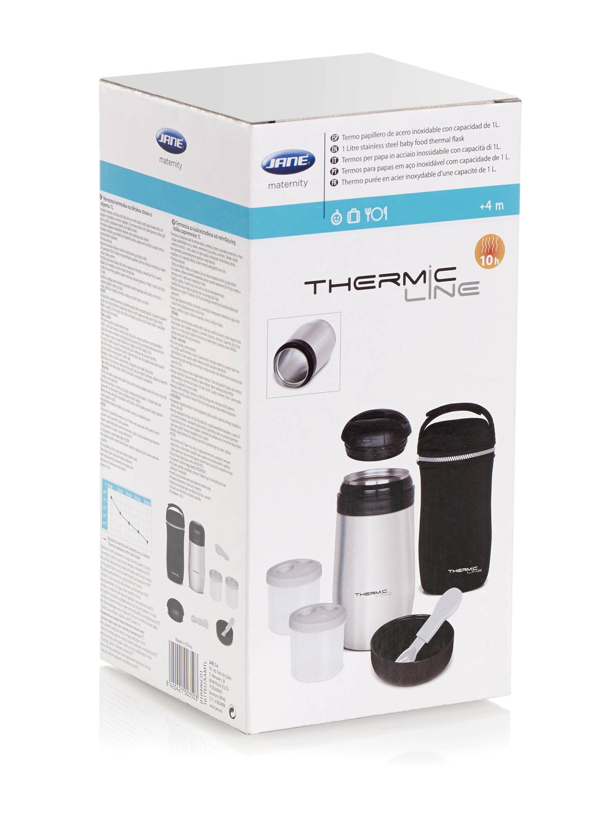 Jane Stainless Steel Thermal Food Flask, 1L