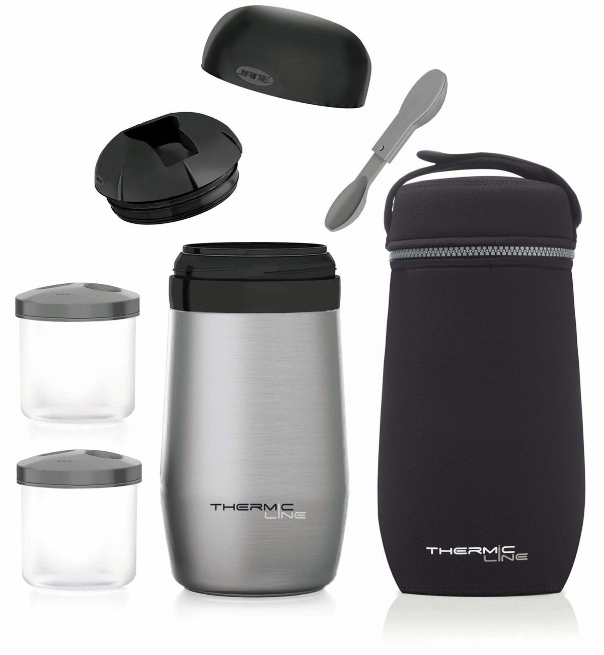 Jane Stainless Steel Thermal Food Flask, 1L