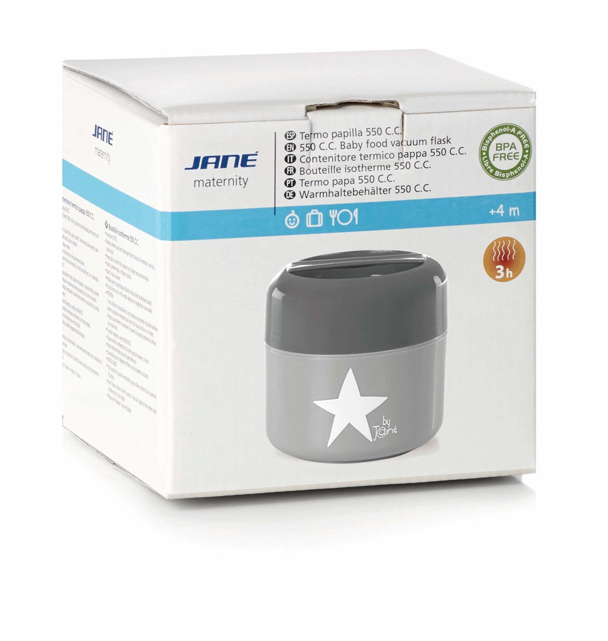 Jane Baby Food Plastic Vacuum Flask 500cc