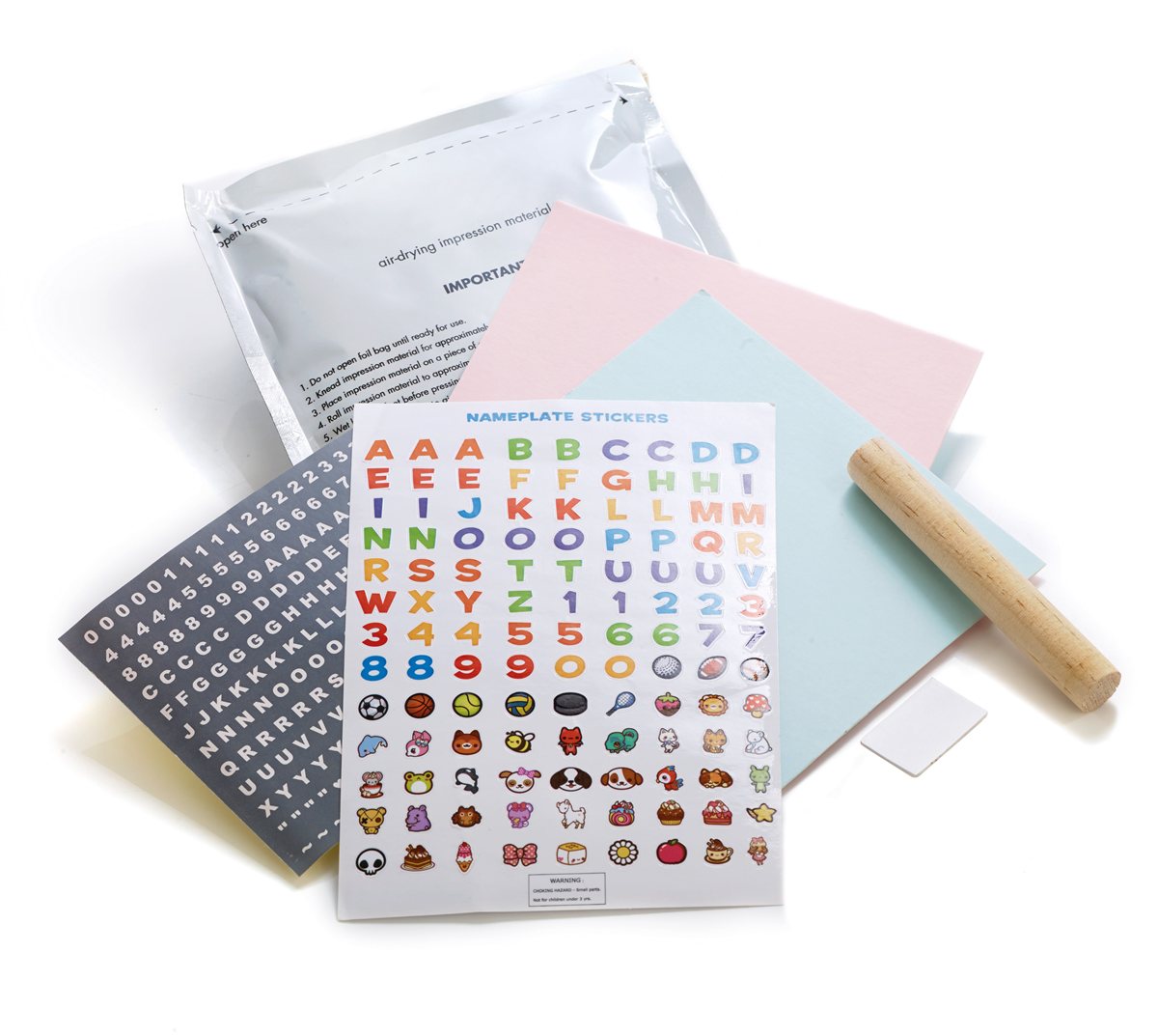 Jane Photo Frame with 2 segments (Photo and Clay Print)