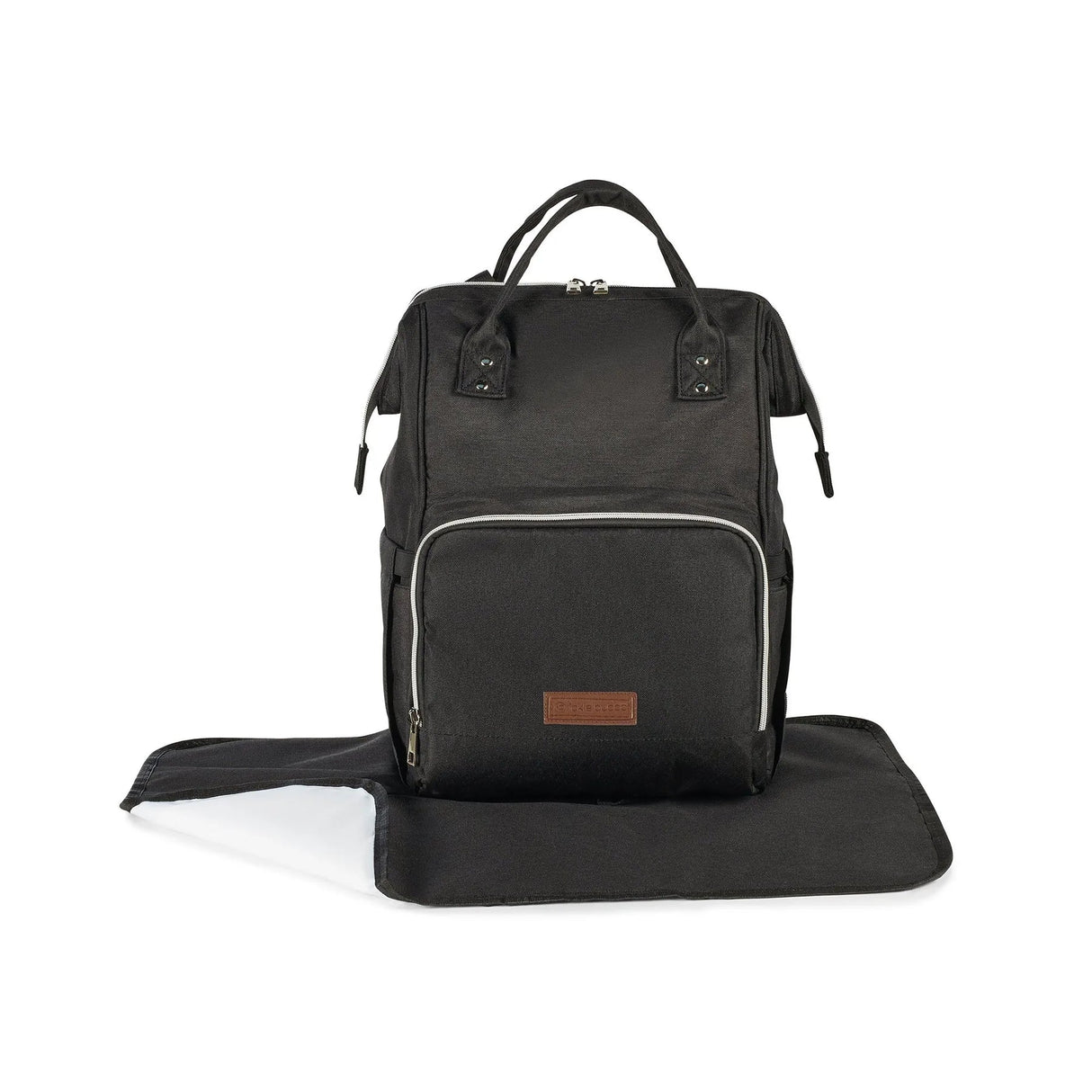 Ickle Bubba Stomp Luxe All-in-One Premium i-Size Travel System with ISOFIX Base, Charcoal Grey/Silver/Tan