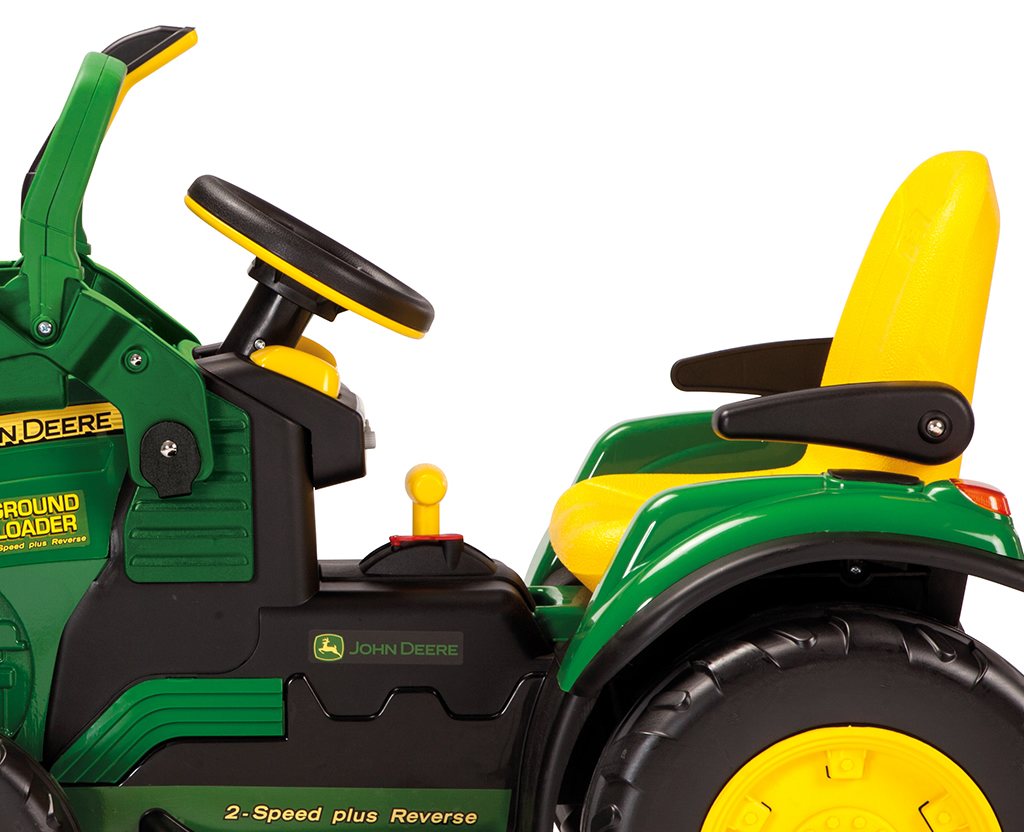 Peg Perego John Deere Ground Loader 12V Tractor with Scoop, 3+ years