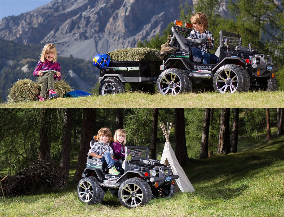 Peg Perego Gaucho Superpower 24 Volt 2 Seater Jeep