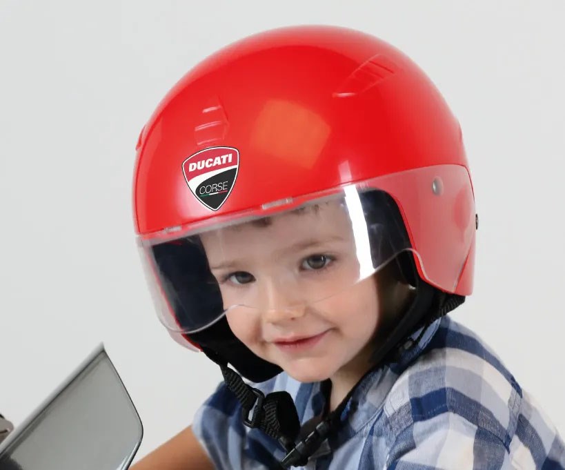 Peg Perego Casco Ducati Kids Ride-On Vehicle Safety Helmet