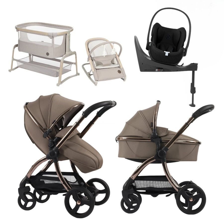 Egg 3 Premium Travel System Bundle in Mink, With Car Seat & Base