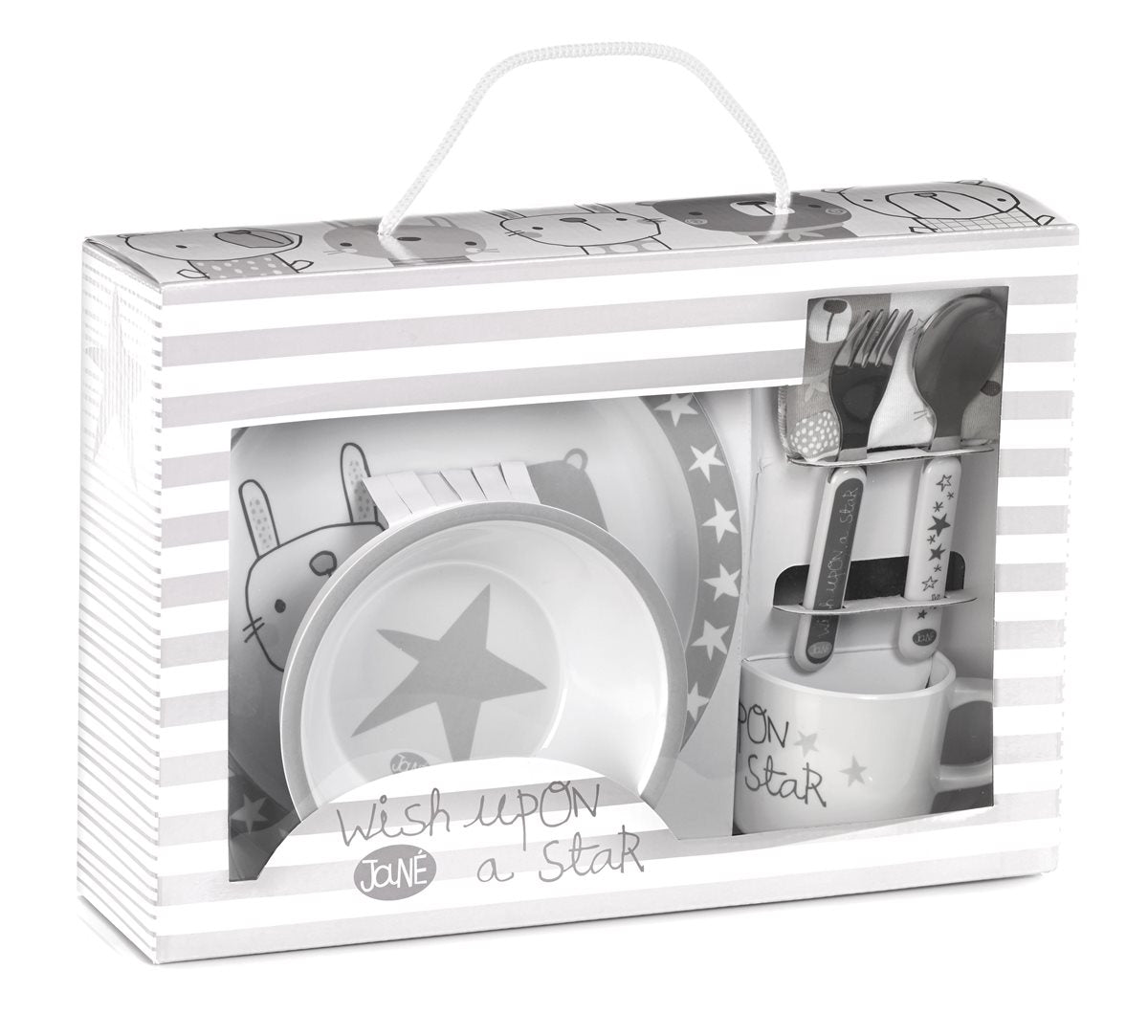 Jane 6 Piece Stars Microwave Feeding Set