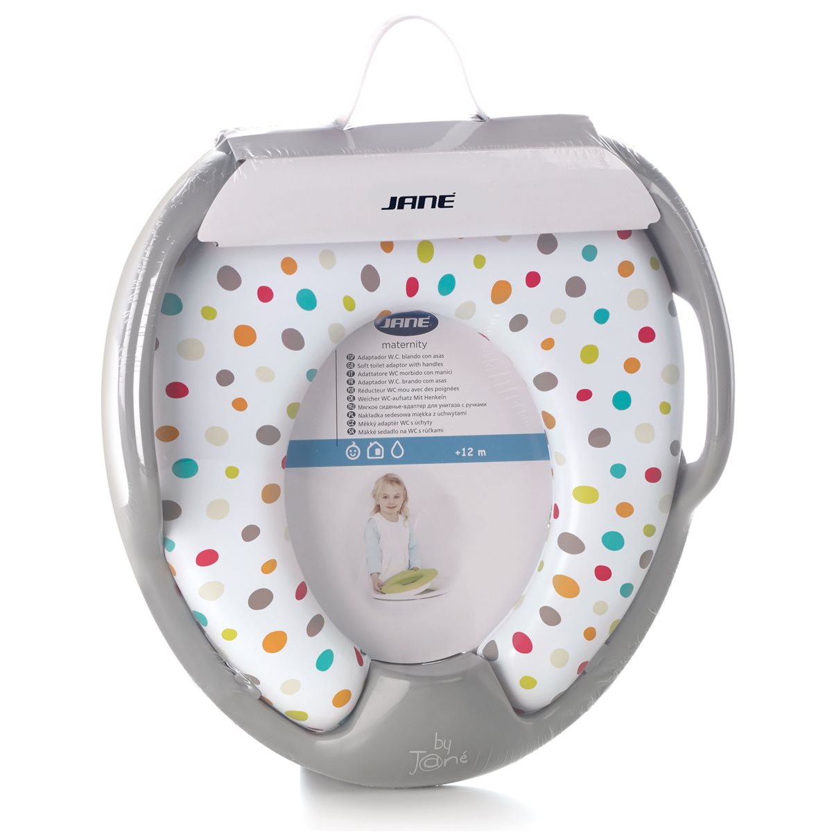 Jane Soft Toilet Seat Adaptor with Handles