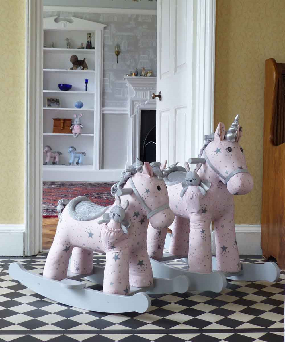 Little Bird Told Me Celeste & Fae Unicorn Rocking Animal