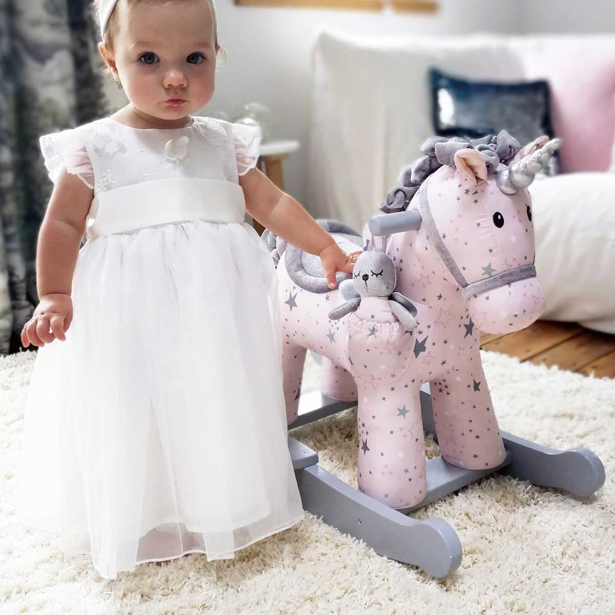 Little Bird Told Me Celeste & Fae Unicorn Rocking Animal