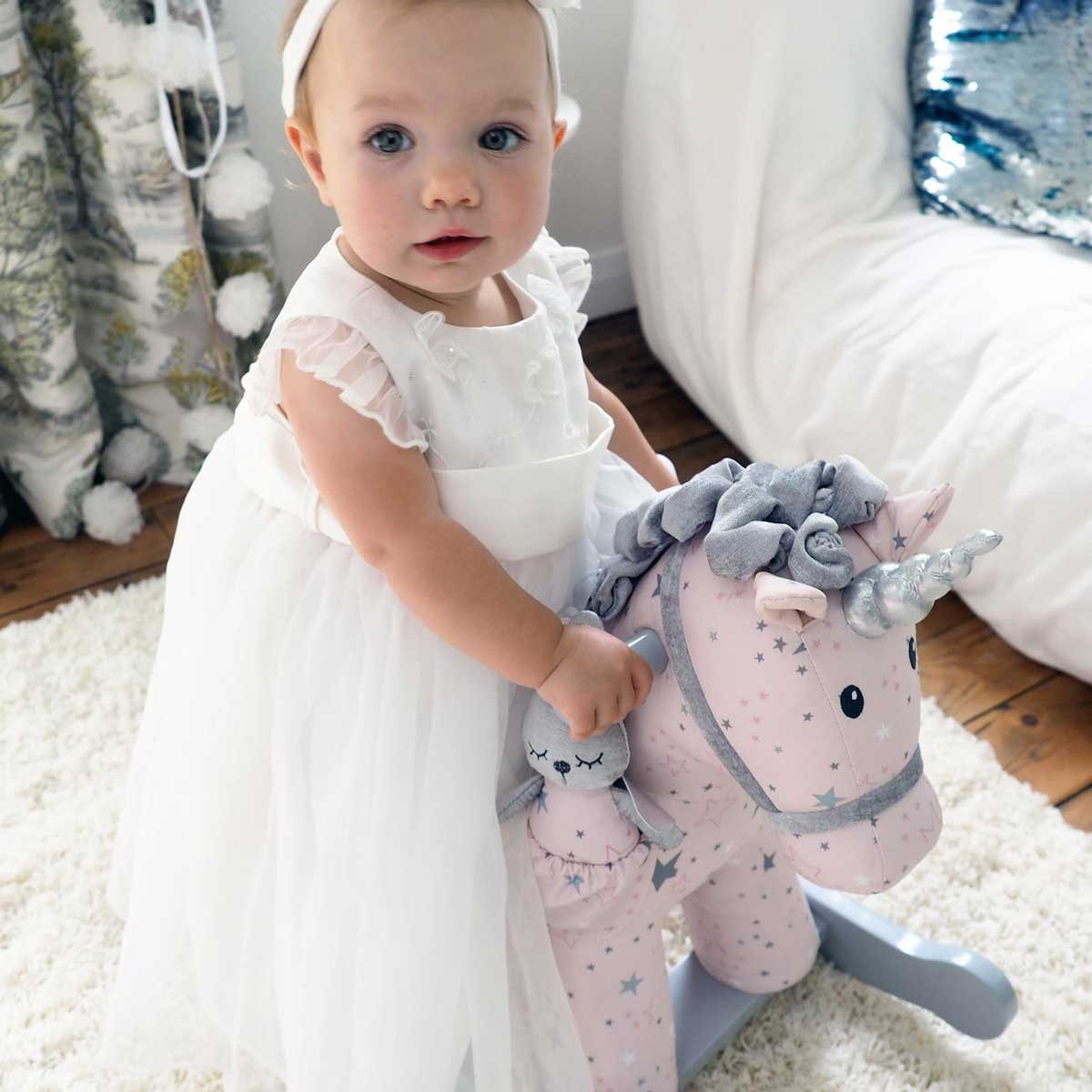 Little Bird Told Me Celeste & Fae Unicorn Rocking Animal