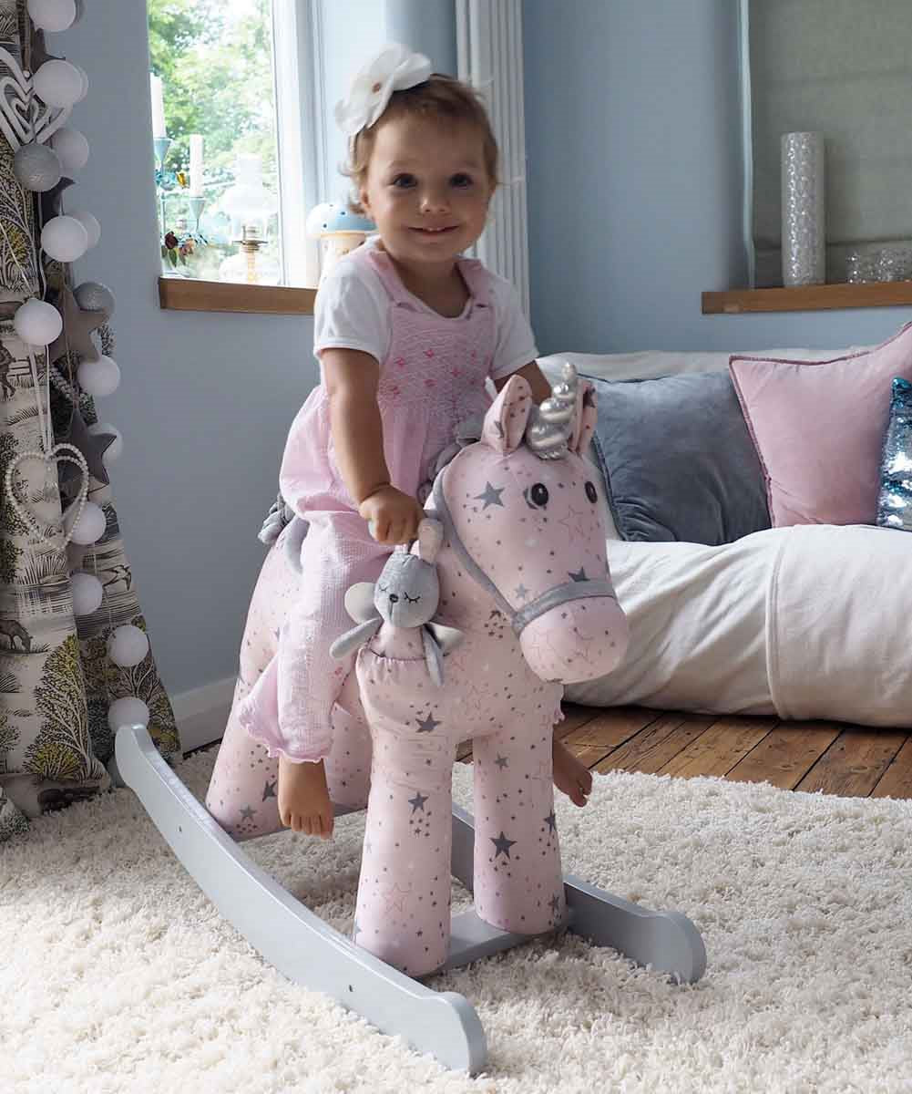 Little Bird Told Me Celeste & Fae Unicorn Rocking Animal