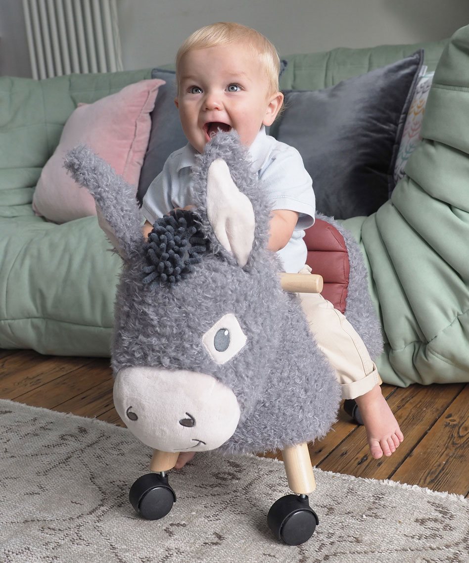 Little Bird Told Me Bojangles Donkey Ride On Toy - 12 Months+