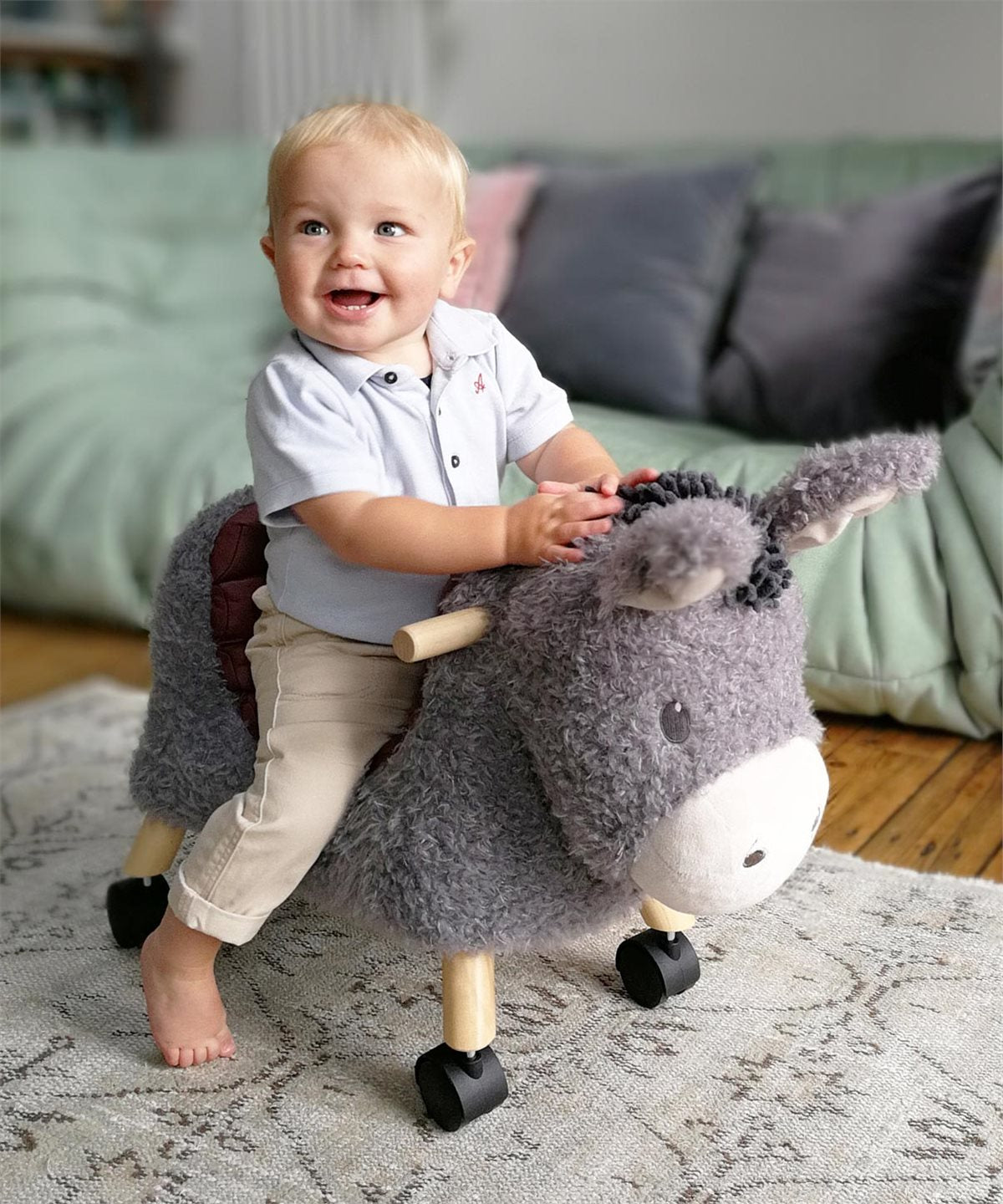 Little Bird Told Me Bojangles Donkey Ride On Toy - 12 Months+