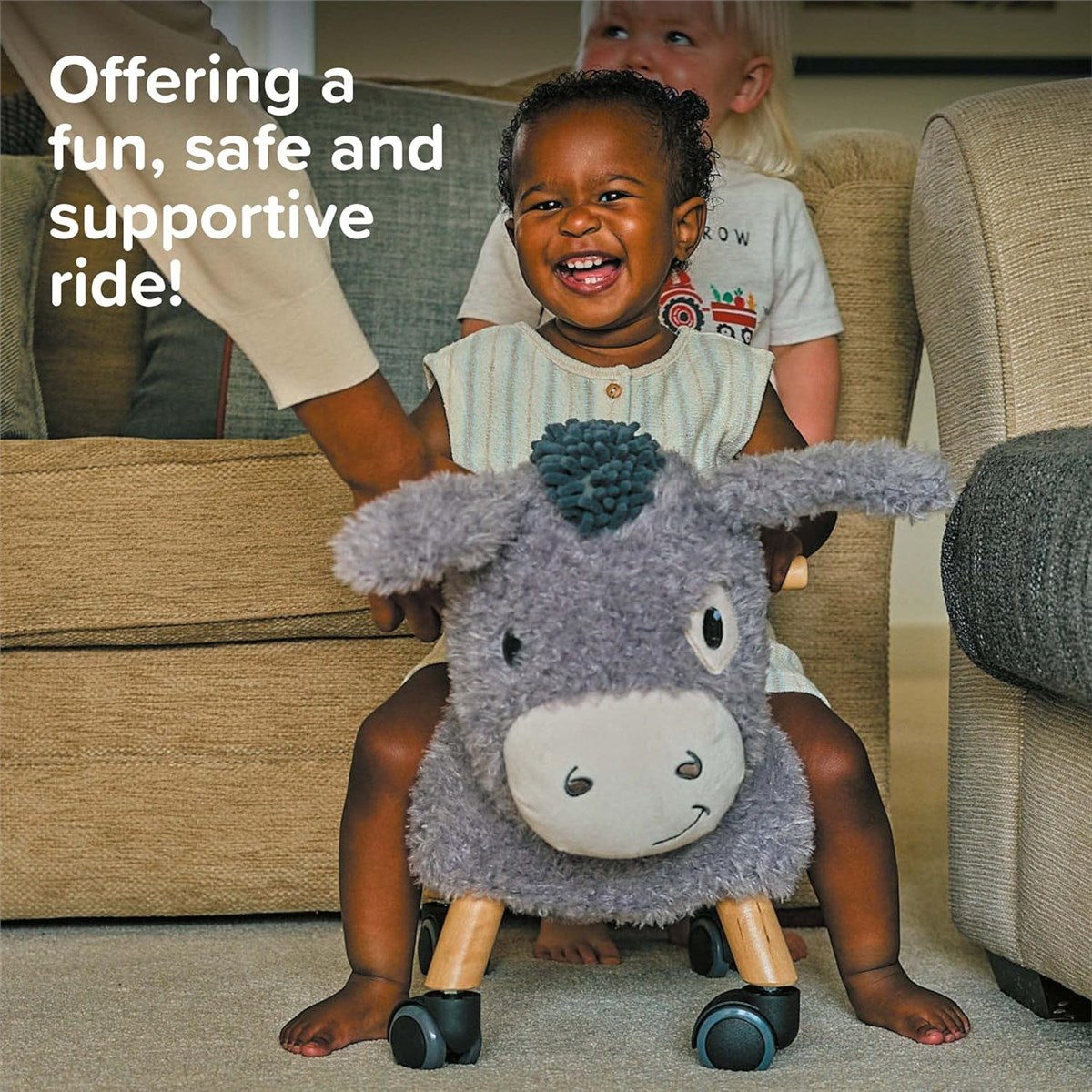 Little Bird Told Me Bojangles Donkey Ride On Toy - 12 Months+