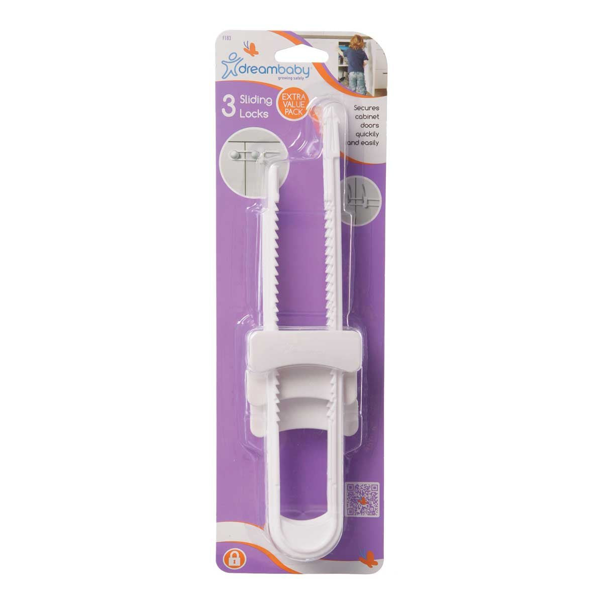 Dreambaby Sliding Lock (3pk)