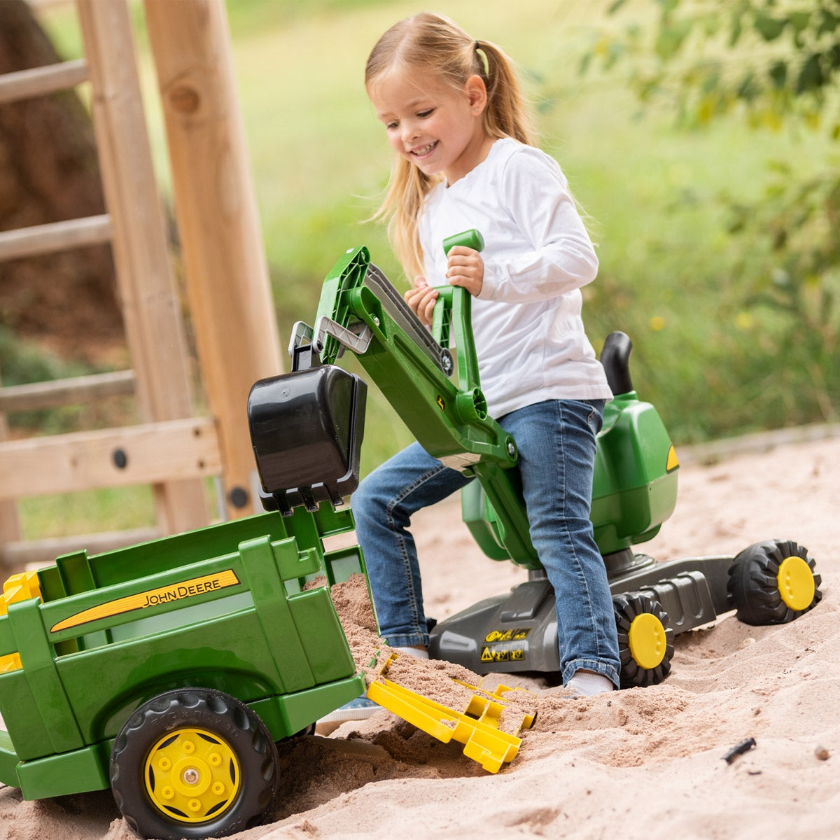 Rolly Toys John Deere Mobile 360 Degree Excavator Ride On