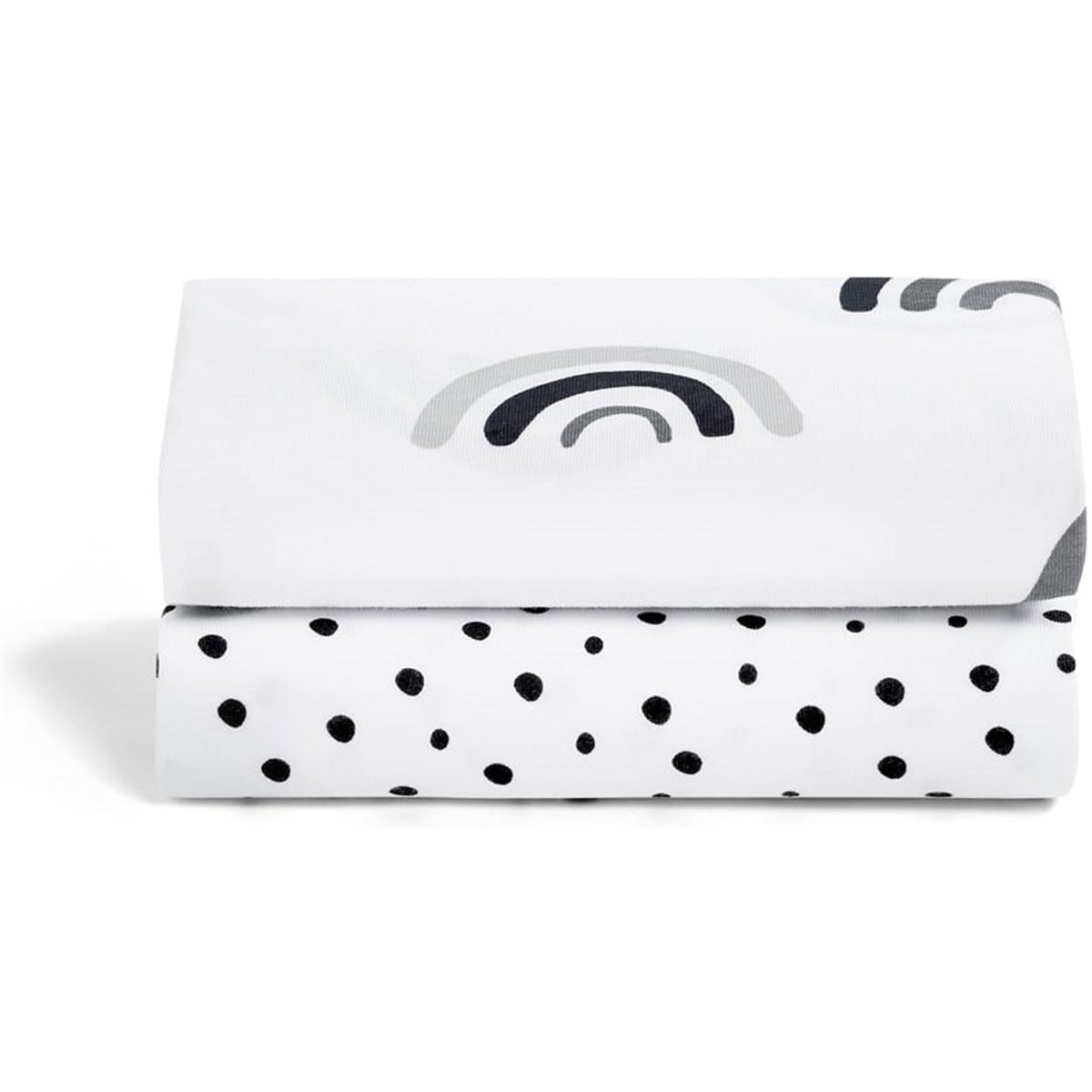 Snuz Bedside Crib 2 Pack Fitted Sheets