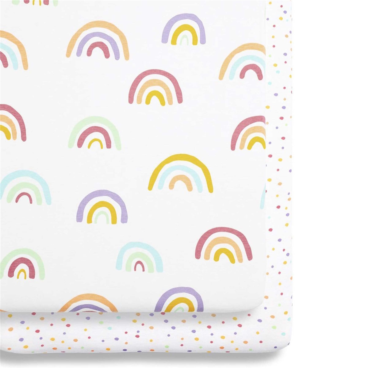 Snuz Bedside Crib 2 Pack Fitted Sheets