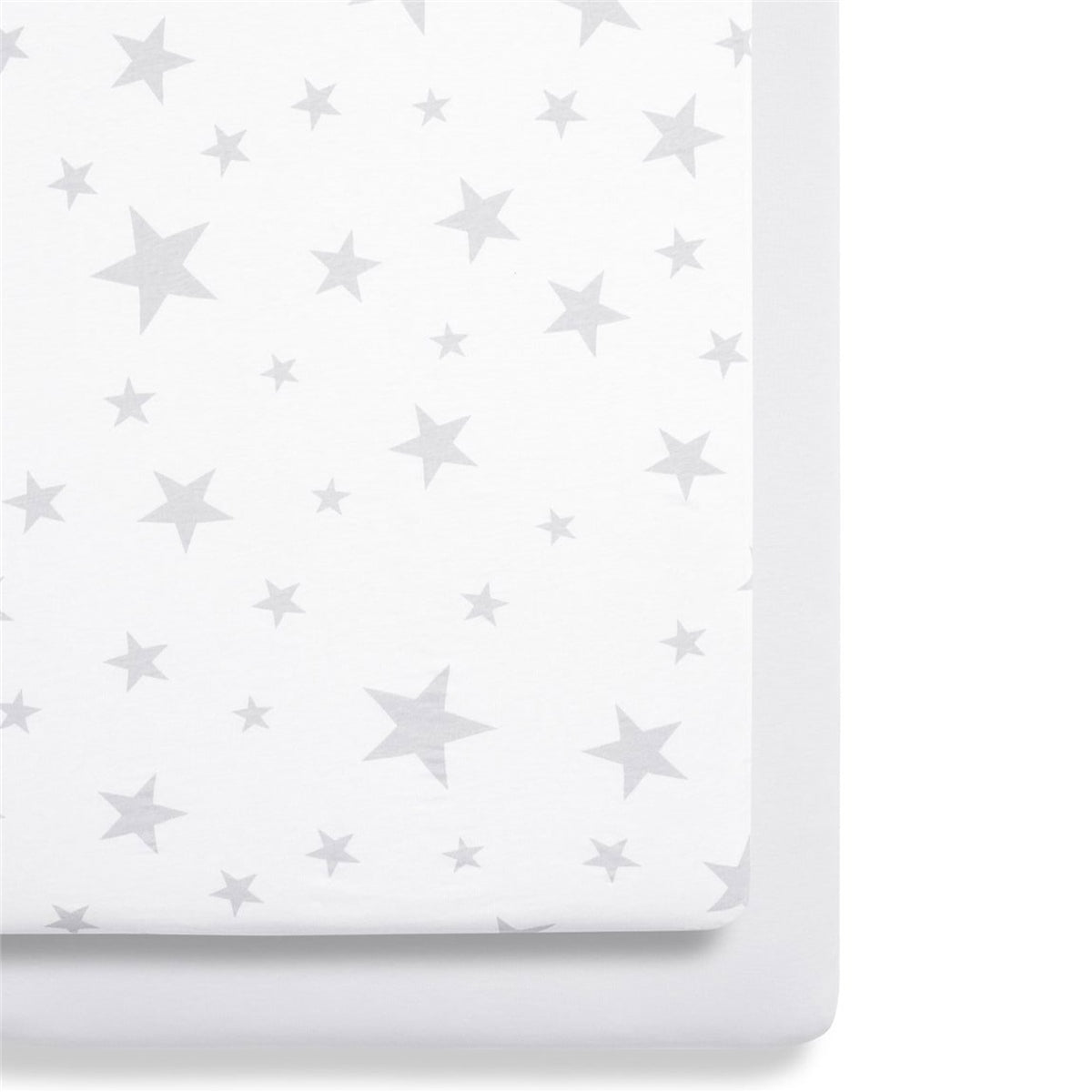 Snuz Bedside Crib 2 Pack Fitted Sheets