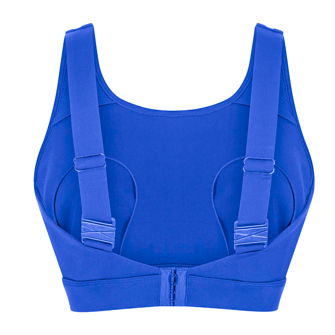 Nursing Sports Bra for Larger Cup Sizes - Freyja (G-J Cup) Electric Blue