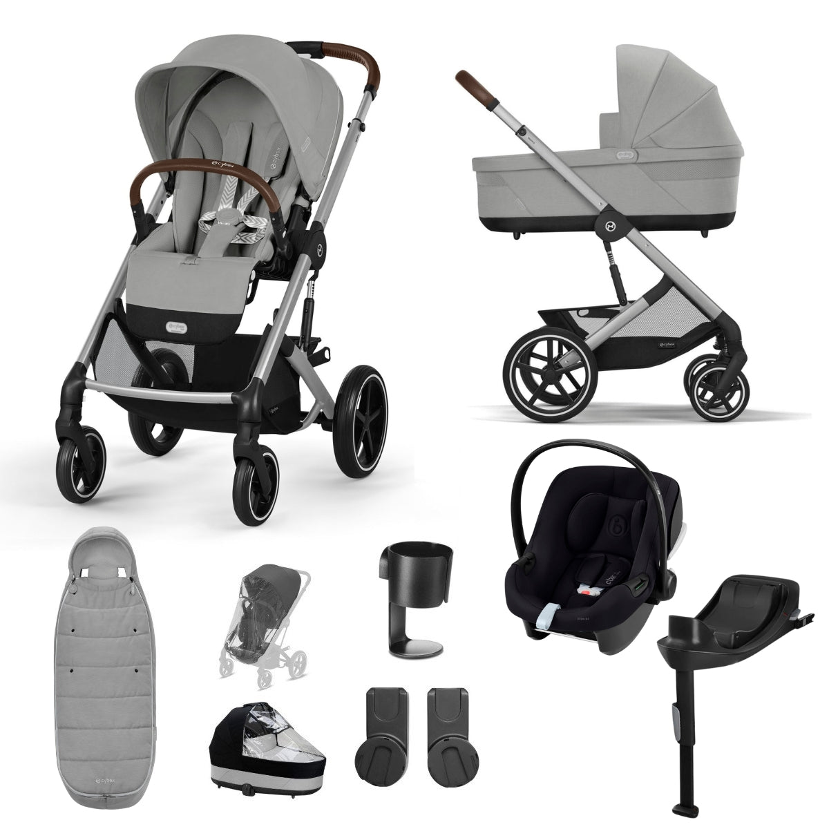 Cybex Balios S Lux 10 Piece Travel System Bundle